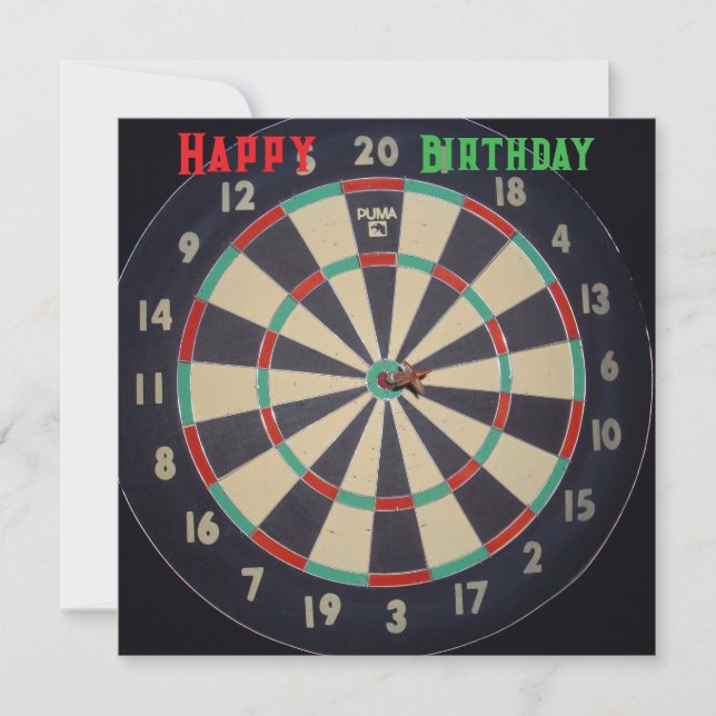Tarjeta La Captura Perfecta: Bullseye En El Tablero, (Anverso)