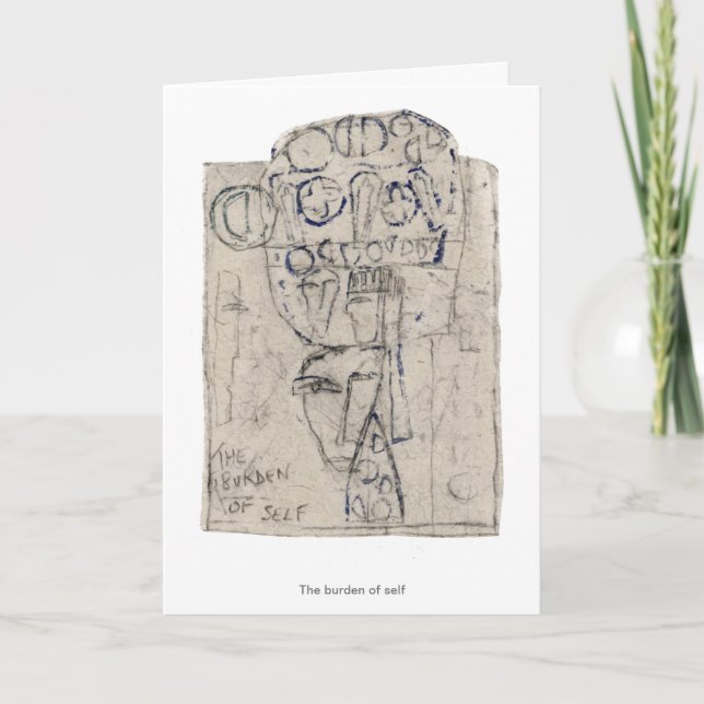 Tarjeta La carga de sí mismo - (Anverso)