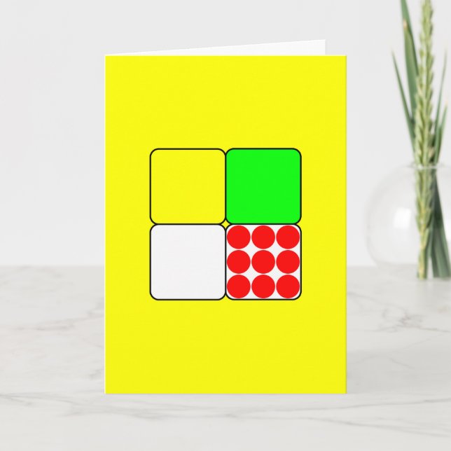 Tarjeta La carrera de ciclismo Jerseys 3 Amarillo (Anverso)