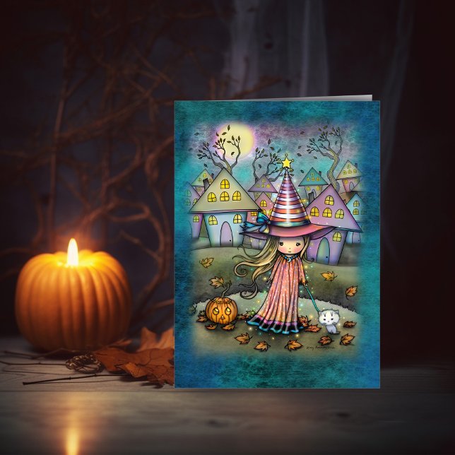 Tarjeta La carta de arte de Halloween del barrio Pastel (Subido por el creador)
