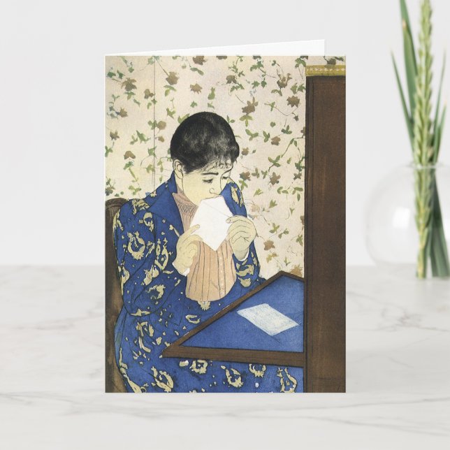 Tarjeta La carta de Cassatt (Anverso)