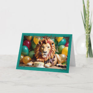 Tarjeta La carta de cumpleaños de un chico muy bien celebr