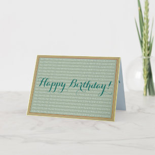 Tarjeta La carta de cumpleaños más costosa del mundo