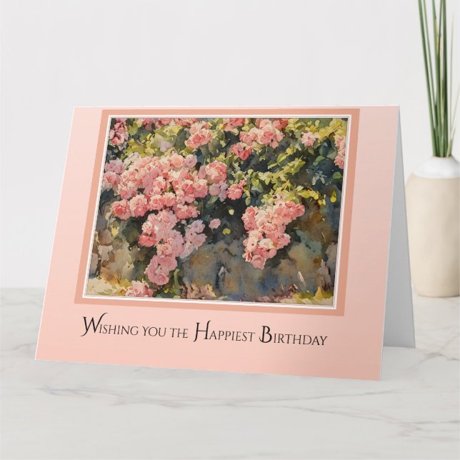 Tarjeta La carta de cumpleaños más feliz (Anverso)