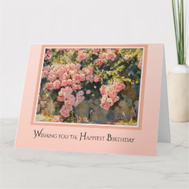 Tarjeta La carta de cumpleaños más feliz