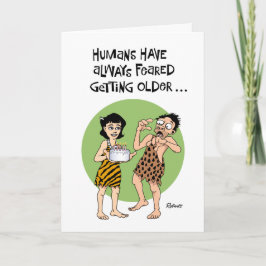 Tarjeta La carta de cumpleaños "Over the Hill"