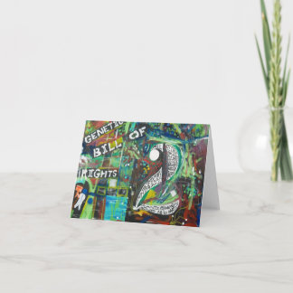 Tarjeta La carta de derechos genéticos #2