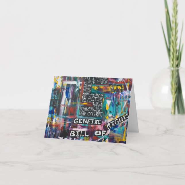 Tarjeta La carta de derechos genéticos #5 (Anverso)