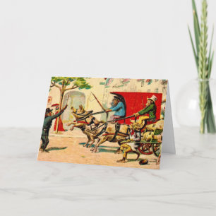 Tarjeta La carta de los monos y los cerdos