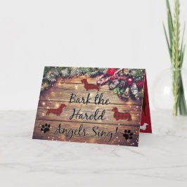 Tarjeta La carta de los Navidades cantantes de los Harold 