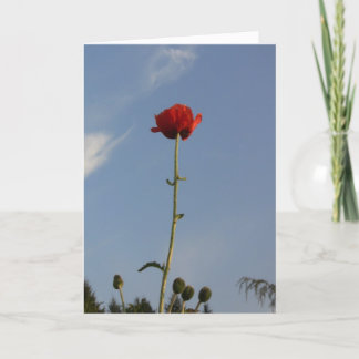 Tarjeta La carta de saludo límite del cielo