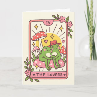 Tarjeta La carta de tarot de La Rana de Los Amantes