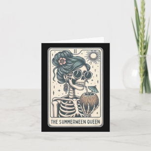 Tarjeta La carta de tarot de la Reina de Summerween