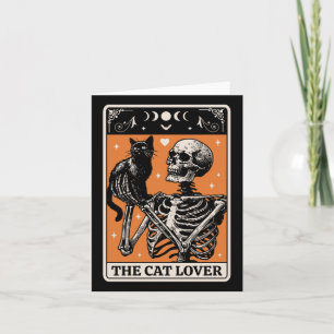Tarjeta La Carta de Tarot del Amante de los Gatos - Gato N