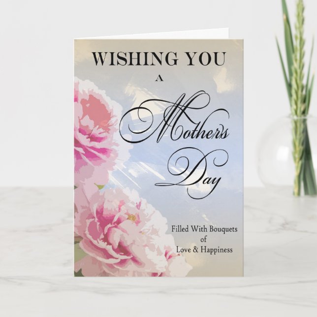 Tarjeta La carta del Día de la Madre (Anverso)