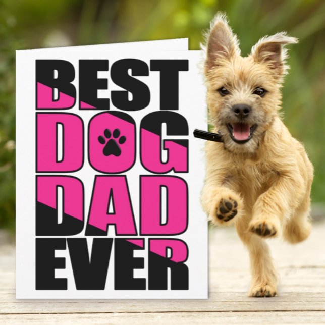 Tarjeta La carta del día del mejor padre del perro (Subido por el creador)