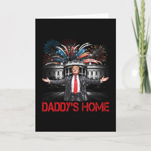 Tarjeta La Casa Blanca del Papá 2025 Presidente Trump 