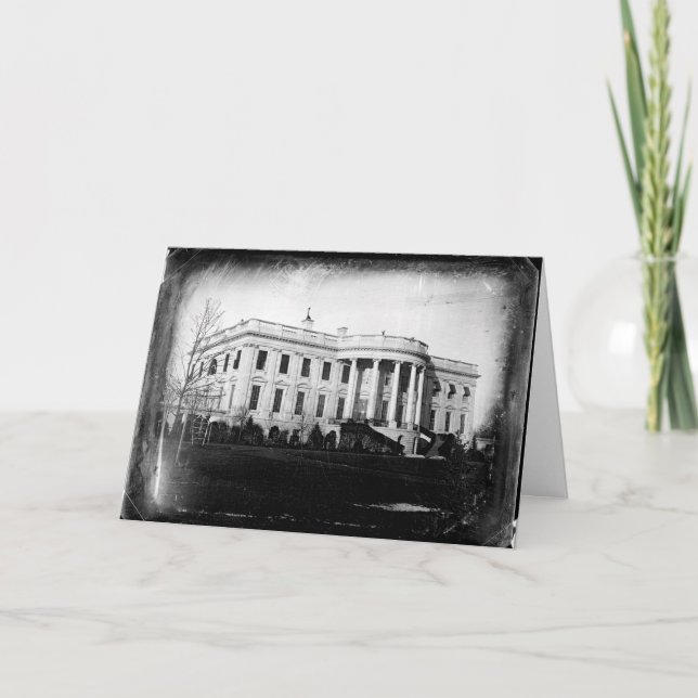 Tarjeta La Casa Blanca En 1846 (Anverso)