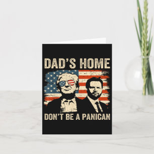 Tarjeta La casa de papá no es una parodia de padre de Trum