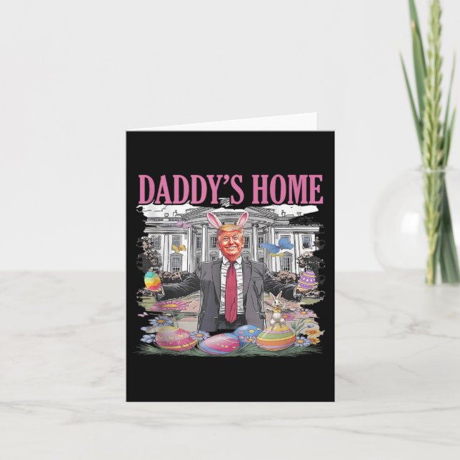 Tarjeta La casa de Trump Daddy vuelve a hacer grande la Pa (Anverso)