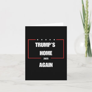 Tarjeta La casa de Trump de nuevo 2025