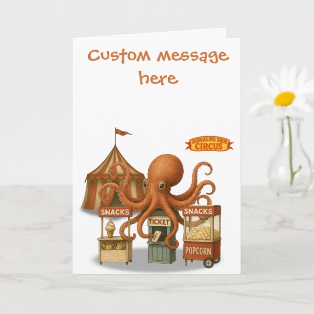 Tarjeta La caseta de snacks del circo de Otto (Planta pequeña)