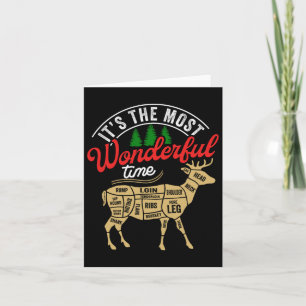 Tarjeta La caza de navidades es el momento más maravilloso