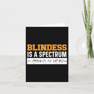 Tarjeta La Ceguera Es Un Espectro De Conciencia Braille Ci