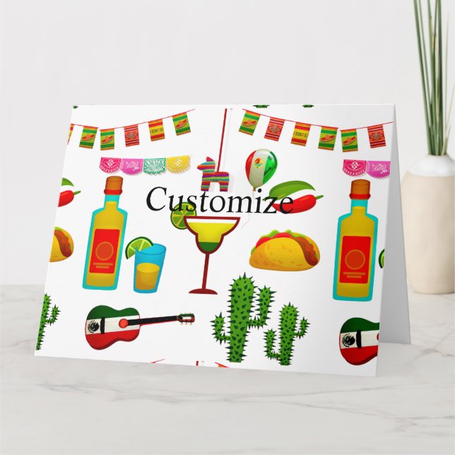 Tarjeta La celebración de Cinco de Mayo Thunder_Cove (Anverso)