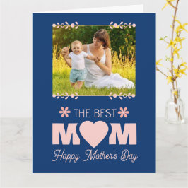 Tarjeta la celebración del día de la madre enmarcó un mens