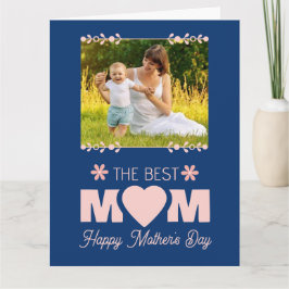 Tarjeta la celebración del día de la madre enmarcó un mens