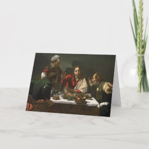 Tarjeta La cena en Emmaus, 1601 2
