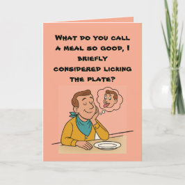 Tarjeta 🍽️ "La cena fue una experiencia reflexiva"