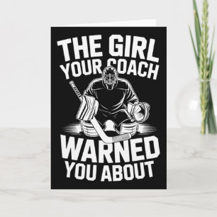 Tarjeta La chica de la que tu entrenador te advirtió, hock