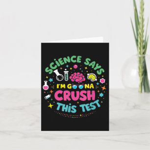 Tarjeta La ciencia dice que voy a aplastar esta prueba Pro