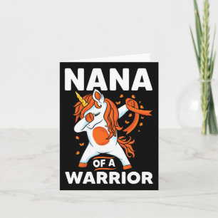 Tarjeta La cinta Naranja Unicorn apoya la sensibilización 