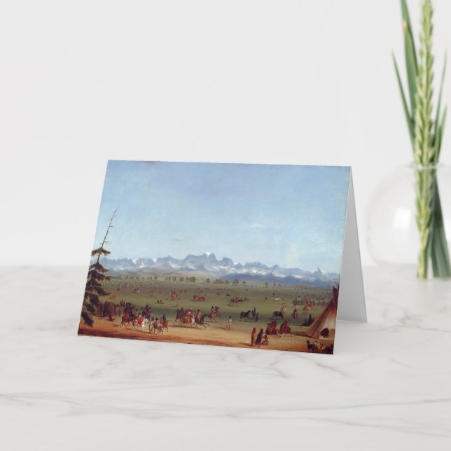 Tarjeta La cita cerca del río Verde (Anverso)