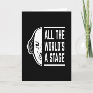 Tarjeta La cita de Shakespeare, un teatro del mundo entero