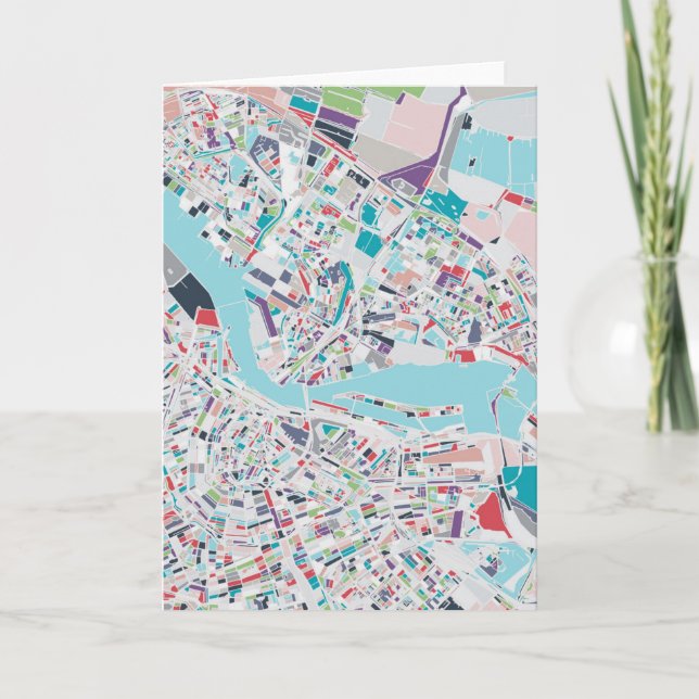 Tarjeta La ciudad de Amsterdam (Anverso)