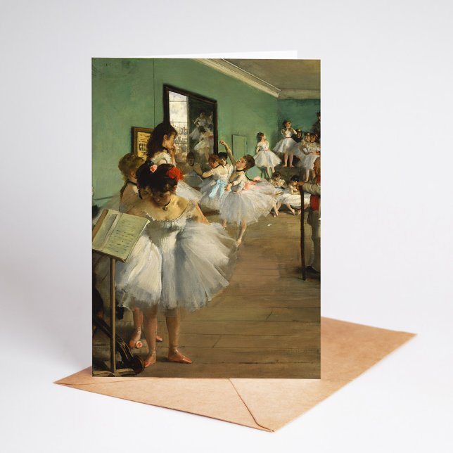 Tarjeta La clase de baile | Edgar Degas (Subido por el creador)
