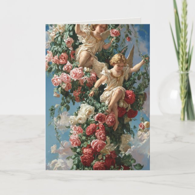 Tarjeta La Colección de Ángeles de ArtDesignsByBlake.com (Anverso)