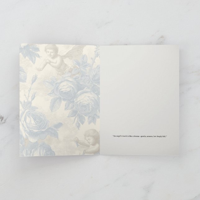 Tarjeta La Colección de Ángeles por ArtDesignsByBlake.com (Interior)