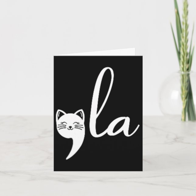 Tarjeta La Comma Del Gato La Kamala Harris En Las Eleccion (Anverso)