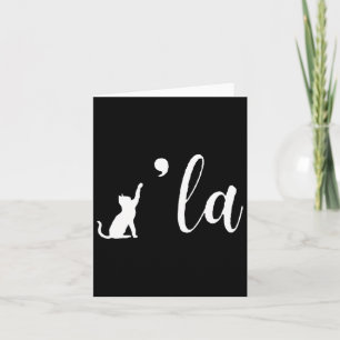 Tarjeta La Comma Del Gato Retro La Kamala Harris Por La Pr