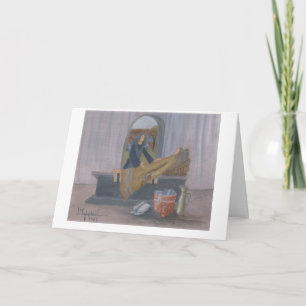 Tarjeta La comodidad de los enfermos