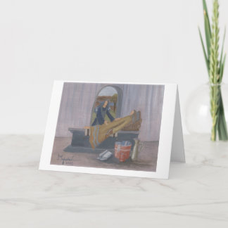 Tarjeta La comodidad de los enfermos