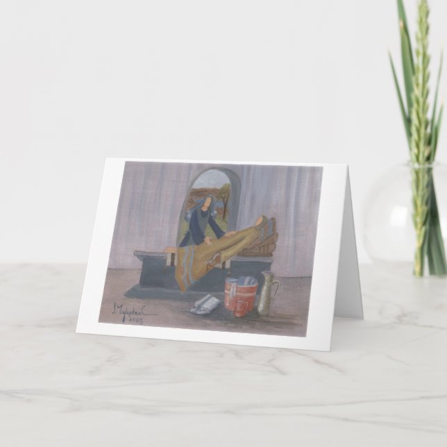 Tarjeta La comodidad de los enfermos (Anverso)