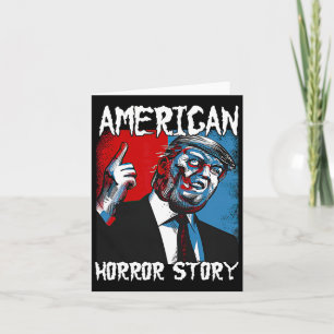 Tarjeta La compañía de historias de horror de la bandera e