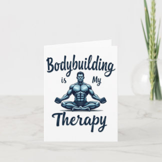 Tarjeta La Construcción Del Cuerpo Es Mi Diseño Músculo Me