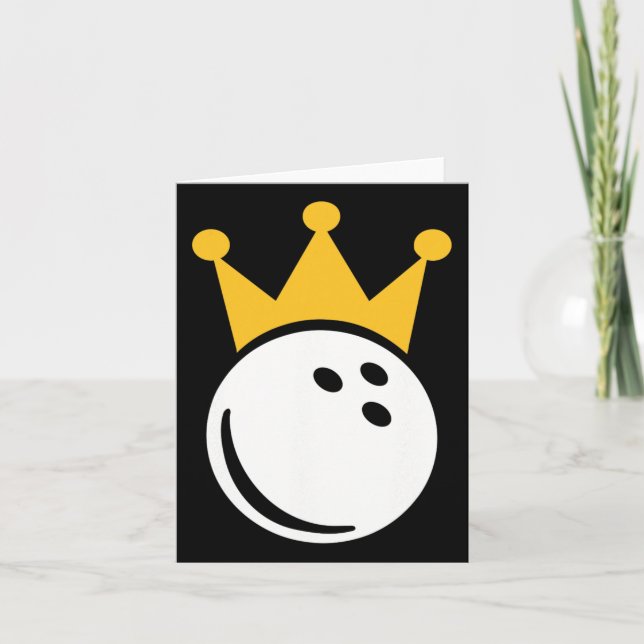 Tarjeta La corona del boliche (Anverso)